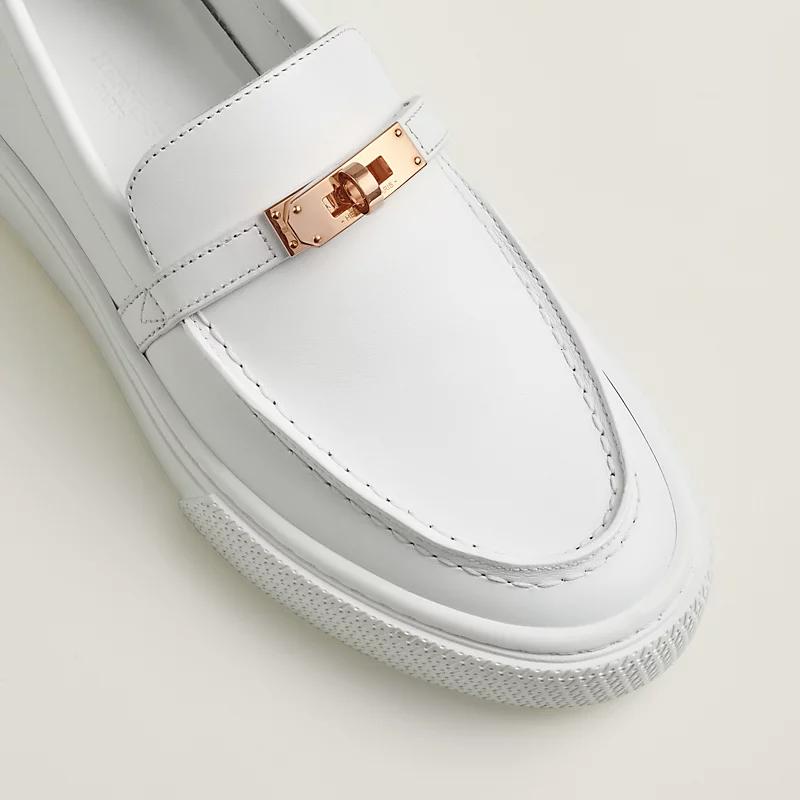 Giày Hermes Game Slip-On Sneaker Nữ Trắng